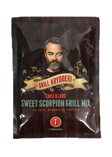 Sweet Scorpion Grill Mix (vindstyrka 7) från Chili Klaus